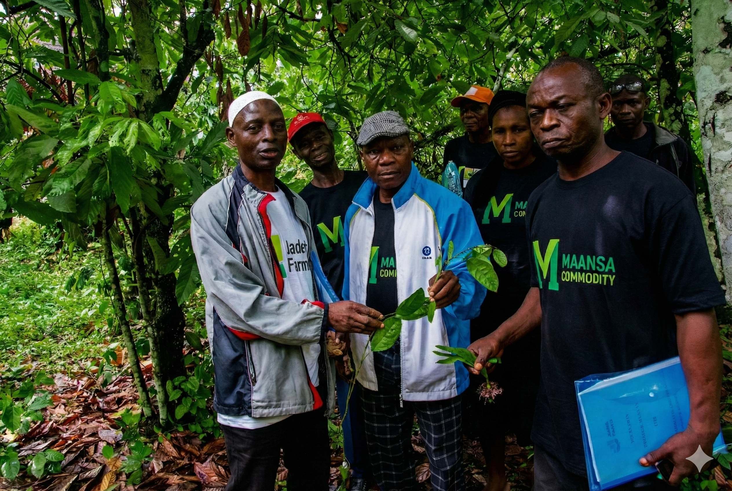 Farmer partnerships with MAANSA team